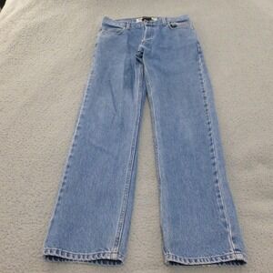 Harley Davidson Jeans Mens 32x32 Blue Denim Straight Biker Motorcycle Cotton